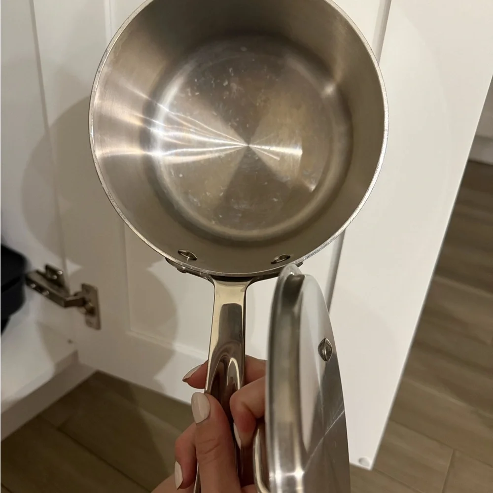 All clad Stainless Steel 2 Qt Saucepan - Silver